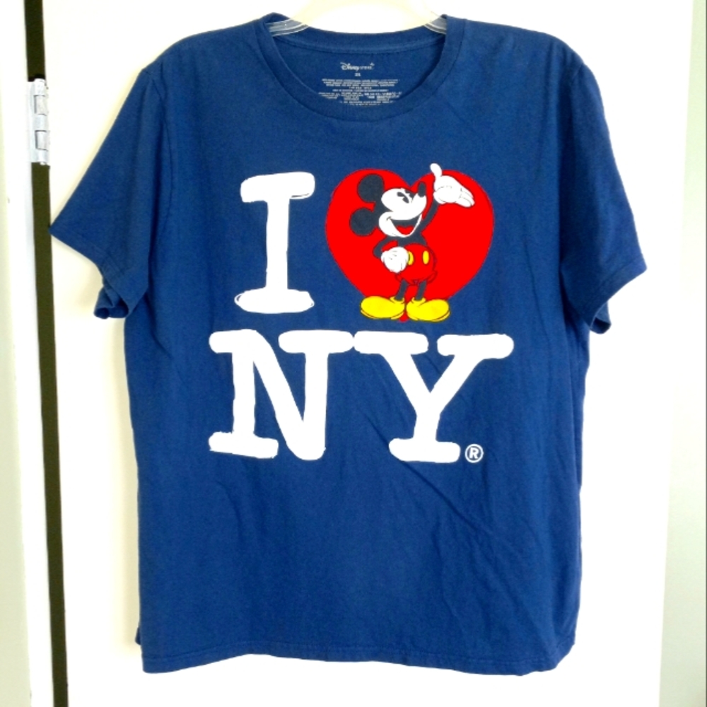 Disney "I LOVE NY" Mickey Mouse short sleeve t-shirt size 2XL